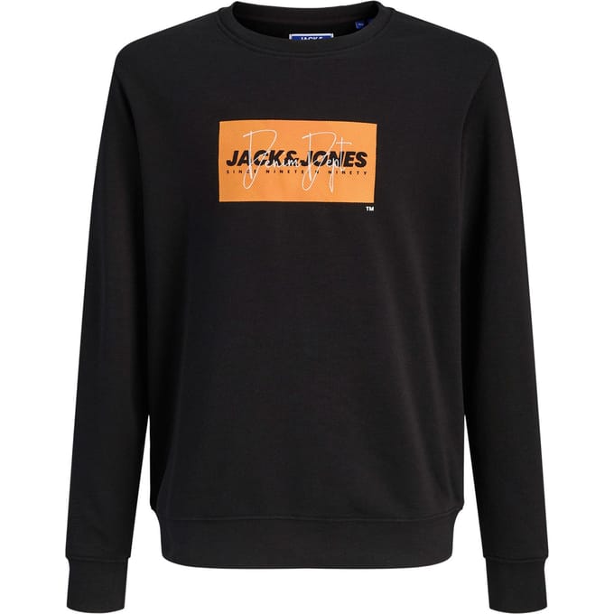 Jack & Jones Cole Print Crew Sweater Junior - Maat 152
