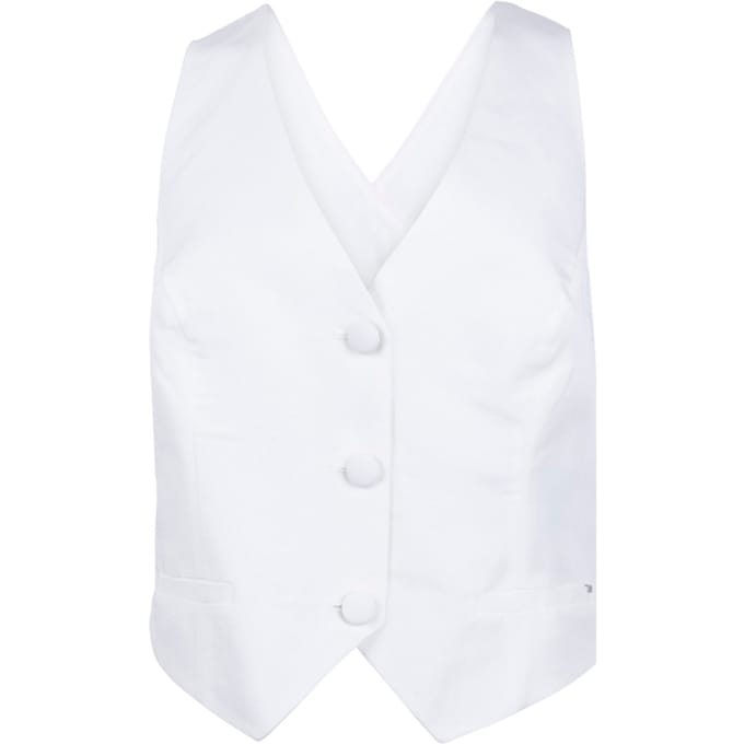 AllSaints Petra Waistcoat Off White Taglia: 44 | Gilet Outlet | Donna | Bianco