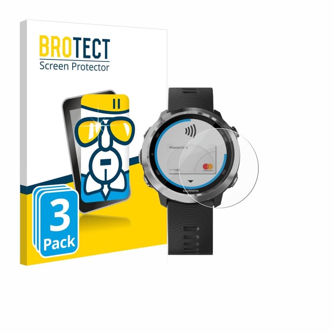 Screenprotector 3 Stuks voor Garmin Forerunner 645 Beschermglas transparant