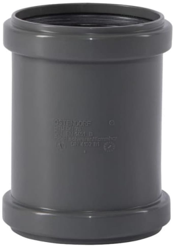 HTsafeU Overschuifmof DN/OD 75