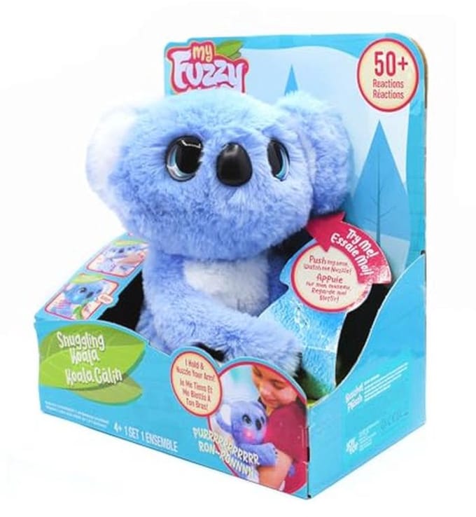 Interactieve pluche koala in geschenkverpakking - 22,7 x 13,5 x 25,4 cm