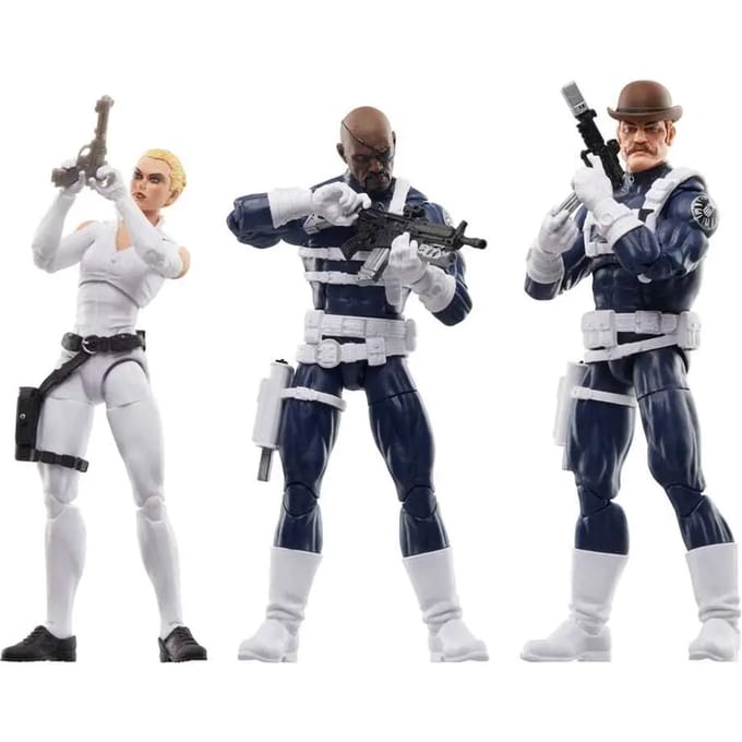 Hasbro Captain America Marvel Legends Action Figure 3-Pack S.H.I.E.L.D. 15 cm Action Figuur