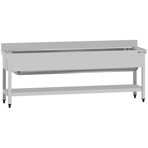 GGM Gastro Topfspültisch ECO - 2000x700mm - mit Grundboden & 1 Becken