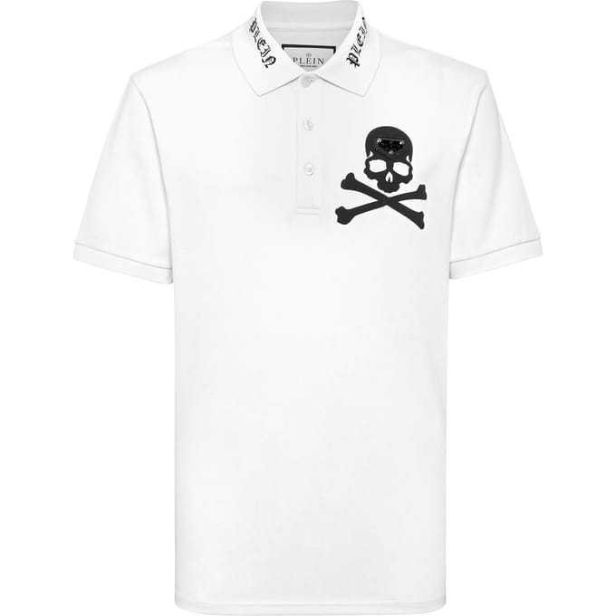 Polo T-Shirt Schedel & Beenderen