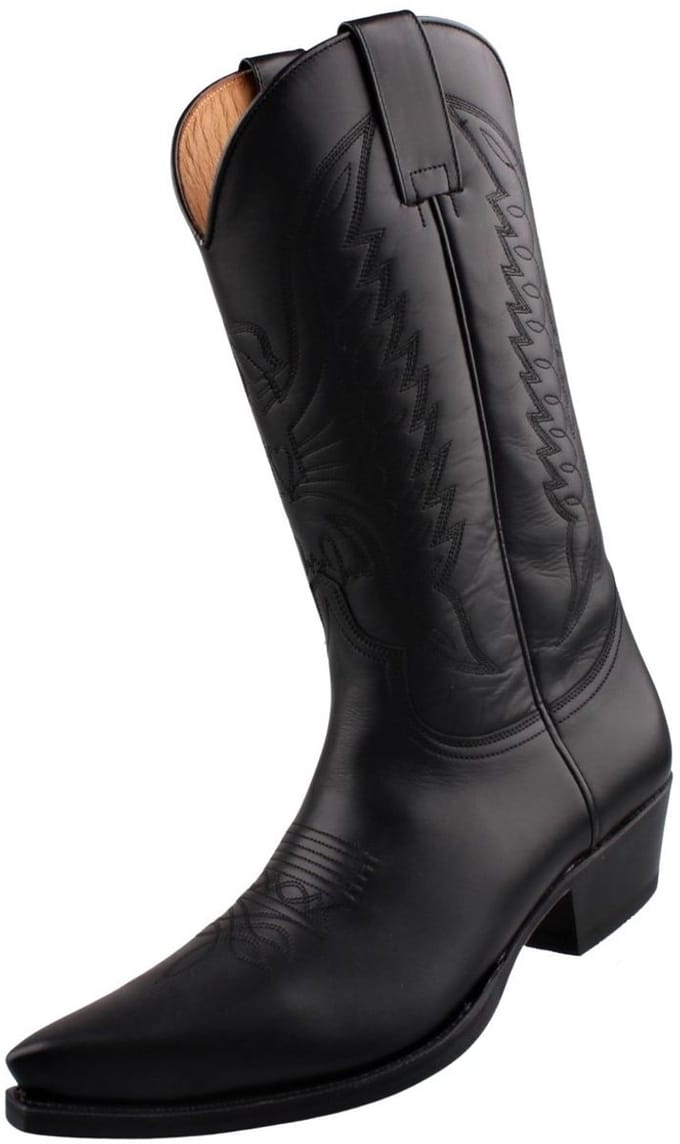 Sendra Cowboylaarzen 2073 Zwart