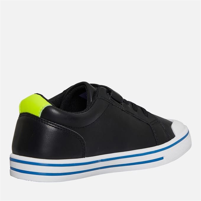 Penguin Junior Regenboog Zwart/Veilig Geel Sneakers