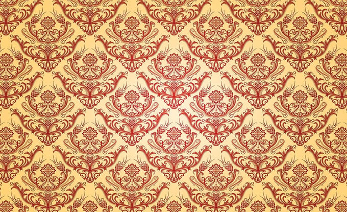 Floral Pattern Abstract Photo Wallcovering