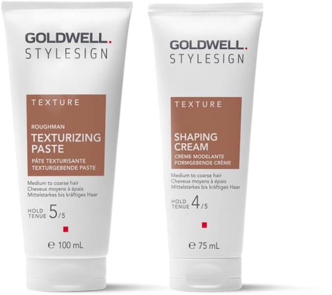 Goldwell StyleSign Shaping Cream 75ml + Roughman Texturizing Paste 100ml