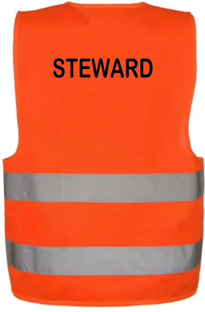 Veiligheidsvest - Veiligheidshesje - STEWARD - one size