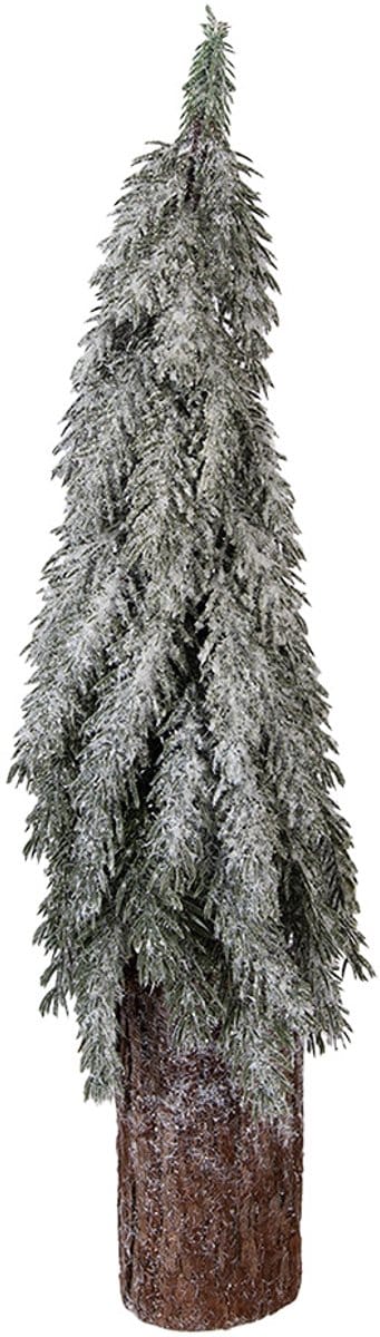 Clayre & Eef Mini Kunstkerstboom Ø 18x57 cm Groen Kunststof