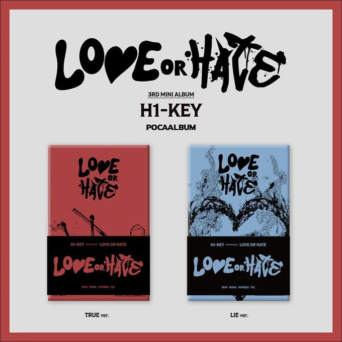 H1-KEY - 3e Mini-album LOVE or HATE (Poca-album) LIE VER.(BLUE)