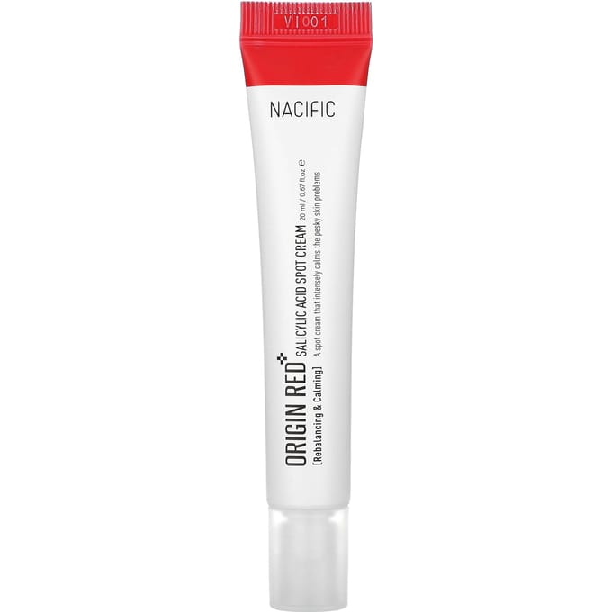 Nacific, Origin Red Salicylzuur Spot Crème, 0,67 fl oz (20 ml) white