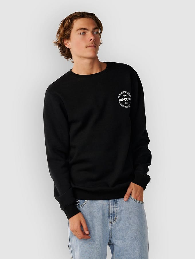 Rip Curl Staple Sweatshirt Zwart M Man