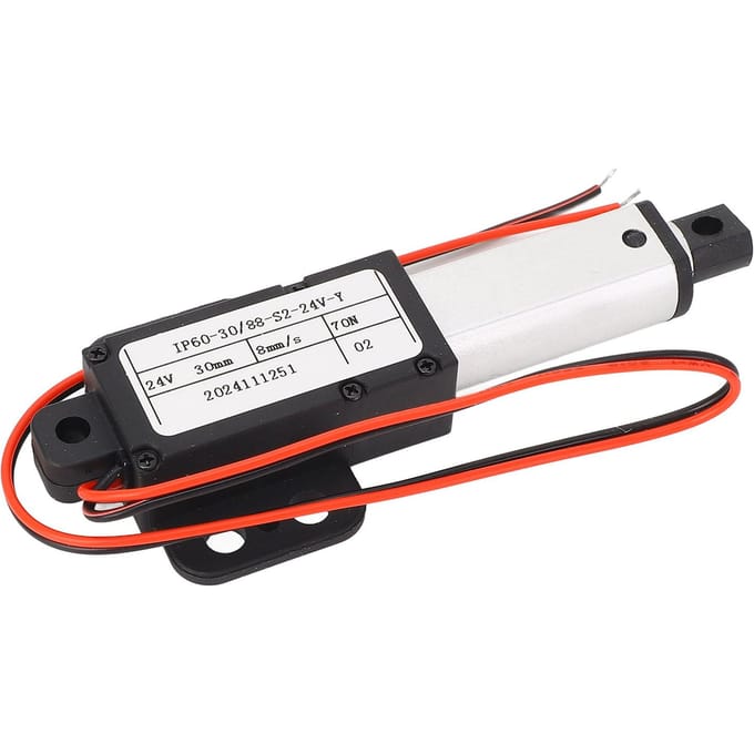 Actionneur Linéaire 30mm Course 8mms Poussée 70N Mini Actionneur Linéaire Électrique