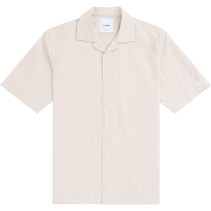 No Label Havana Cotton Beige Größe: M | Casual hemden Outlet | Herren | Braun