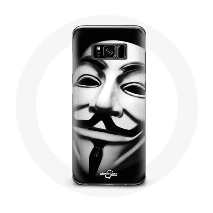 Coque pour Samsung Galaxy S8 plus Nous sommes légion masque anonyme