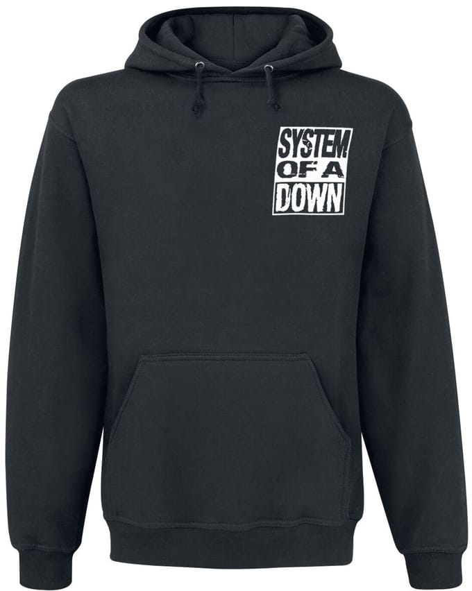 System Of A Down Trui met capuchon - System Waves - S tot XXL - voor Mannen - zwart
