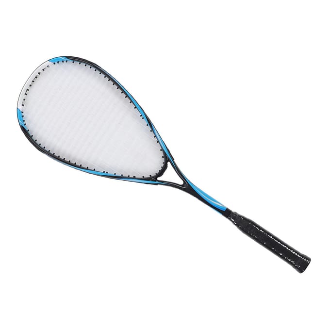 Squash Racket Lichtgewicht Groot Racketblad Schokbestendig Squash Racket Pak voor Volwassene black