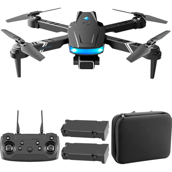 LS-878 RC Drone met camera 4K Wifi FPV Dual Camera Drone Mini opvouwbare Quadcopter speelgoed voor kinderen 2 batteries