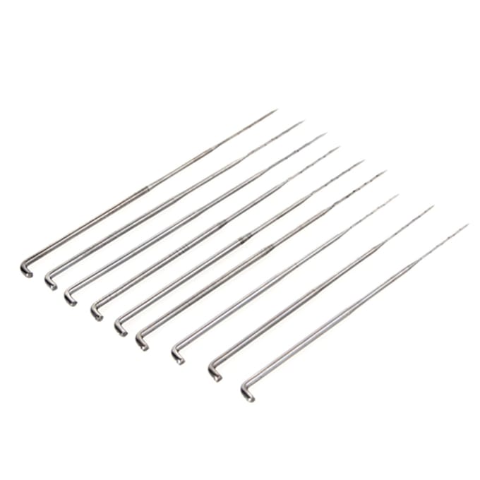 9x Poignée Durable de Support pour Feutrage à l'Aiguille Mixte Kit d'Artisanat Laine Feutrée Outil DIY white