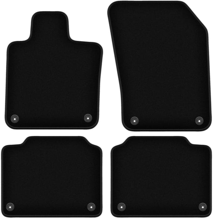 BASIC zwarte veloursmatten voor: Volvo S90 II sedan (2016-)