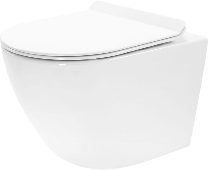 Rea - Hangende toiletpot - Carter - Wit - 49X37X32,5CM