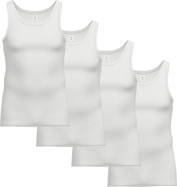 AMMANN Onderhemd Doppelripp Unterhemden 4er Pack Verpakking van 4