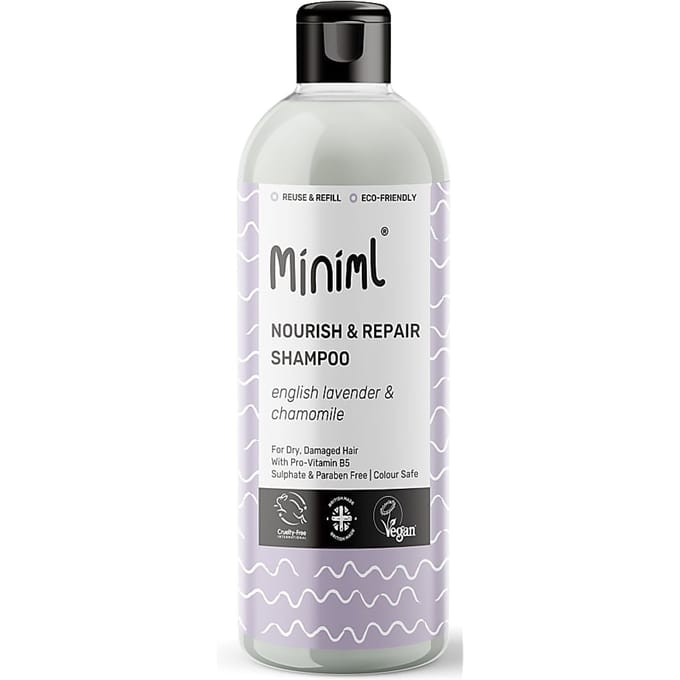 Miniml Nourish & Repair Shampoo Engelse Lavendel & Kamille - 500ml
