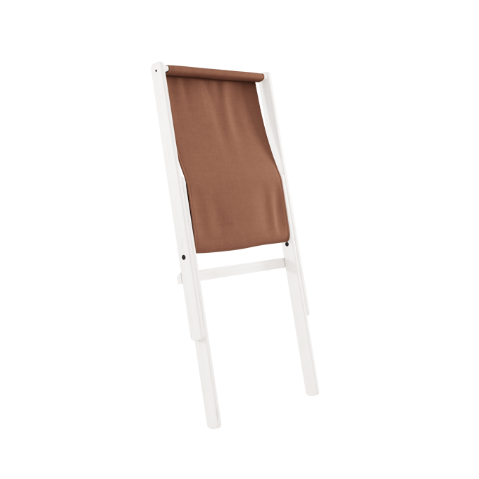Karup Boogie klapstoel - 759 Clay Brown - 205 white lacquered
