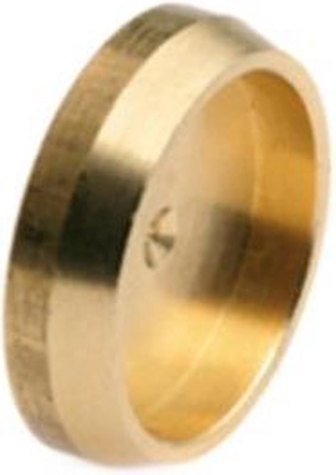 Bonfix knelkoppeling - Afsluitplaat - 12mm - Messing