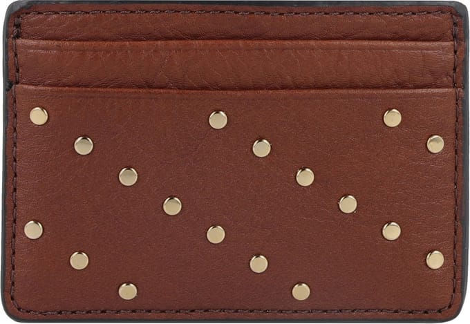 Fossil Steven Kredietkaart etui Leer 9.5 cm - 6 Sleuven - BRAUN