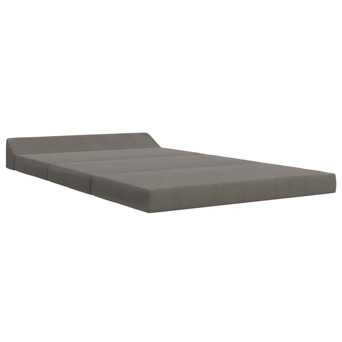 vidaXL - Vouwbare - Sofa - Bed - 2-zits - Lichtgrijs - 120 - x - 60 - x - 49 - cm - Stof