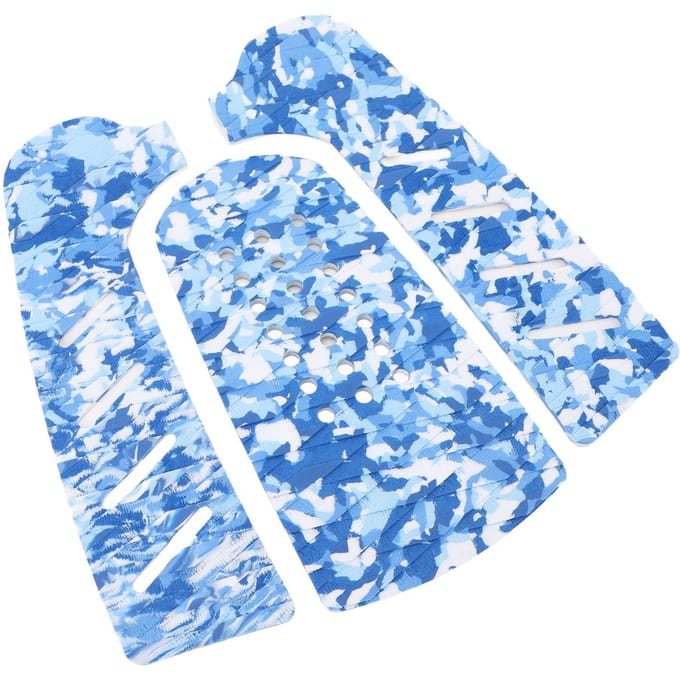 3 stuks EVA Surfplank Dek Tractie Pad Antislip Grip Dubbel Diamantpatroon Surfplank Grip Mat met white
