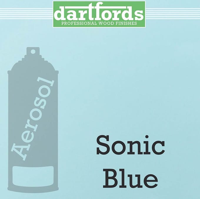 Dartfords FS5379 Nitrocelluloselak Sonic Blue 400ml spuitbus