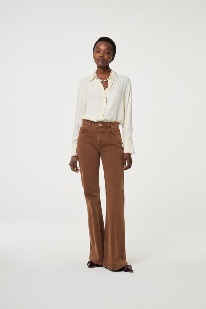 Fabienne Chapot Stella Blouse Cosy White Maat: 36 | Overhemden Outlet | Dames | Wit