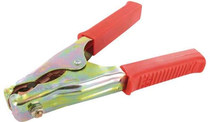 Acculaadtang 400 amp?re rood onge?soleerd