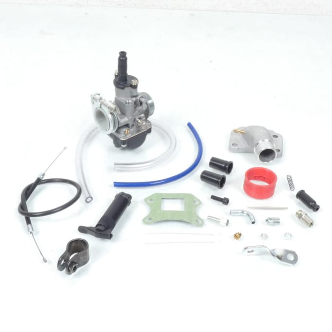 Carburateur Malossi pour Mobylette Peugeot 50 Fox 1611018 / PHBG 19 AS / Kit Neuf