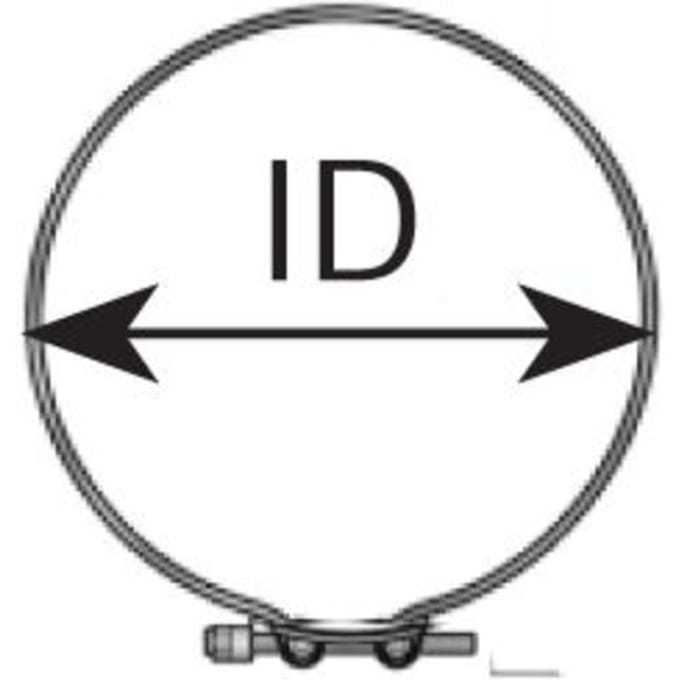 U-klem, uitlaatsysteem DINEX 99878