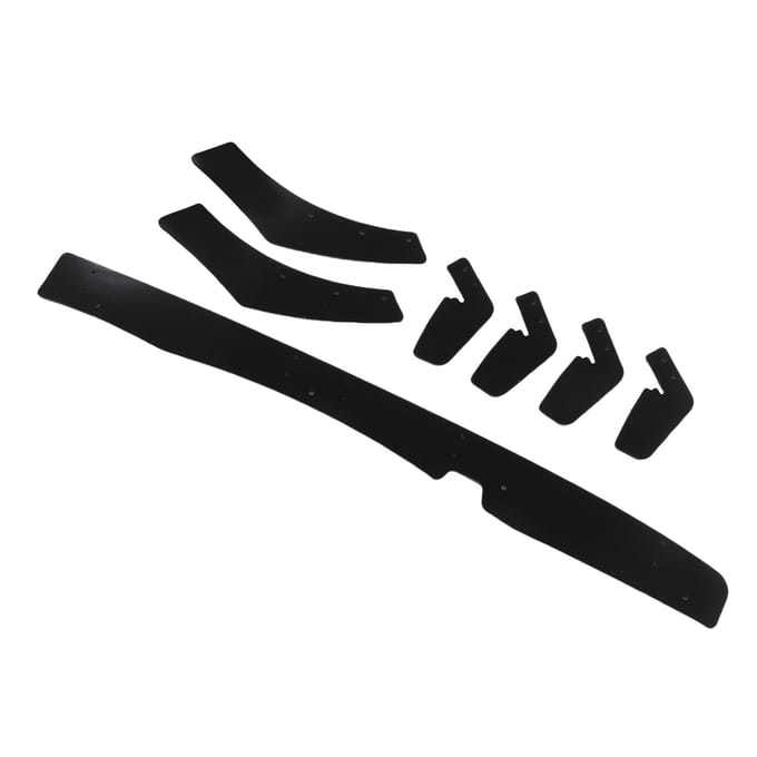 Achterbumper Lip Diffuser Spoiler Bodykit Verhoogde Downforce Onderbumper Splitter Spoiler black