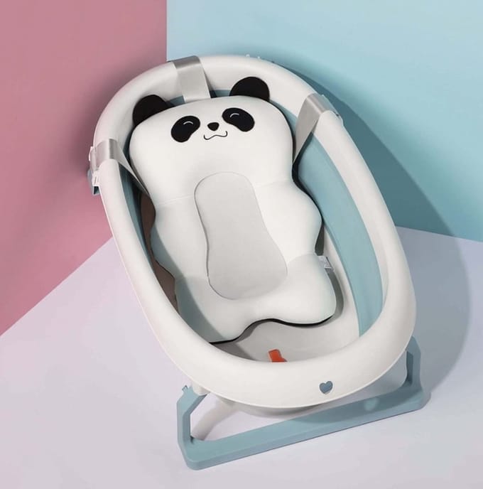 Baby Bad Kussen - Drijvend Badje - Veilig Baden - Antislip Ontwerp - 50x34cm - Wit