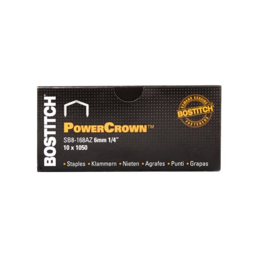 Nieten bostitch b8 staal sb8 6mm gebogen rug 1050 Stuks
