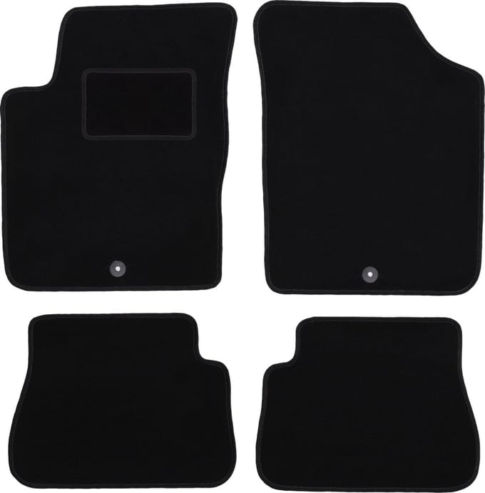 Zwarte veloursmatten voor: Kia Picanto I hatchback (2003-2011)