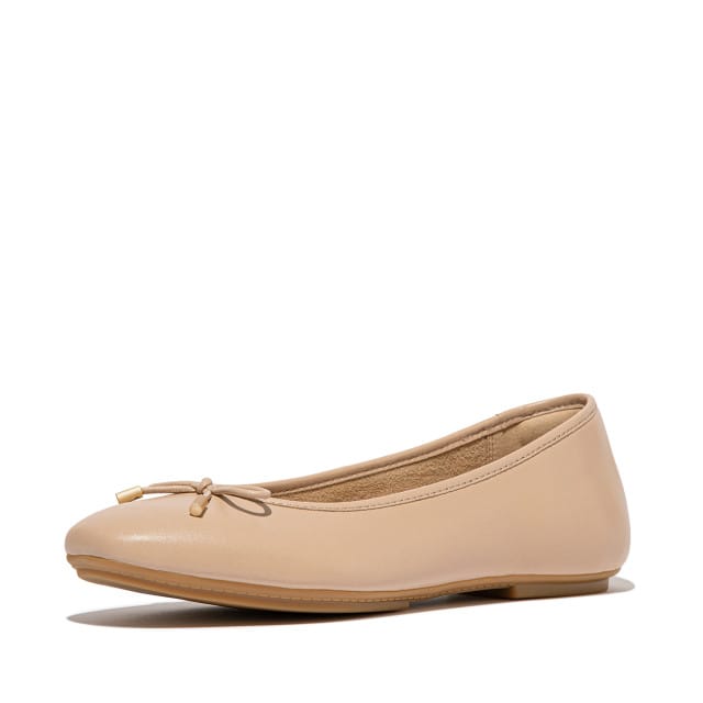 Fitflop Delicato Bow Soft Ballerina´s Beige EU 37 Vrouw