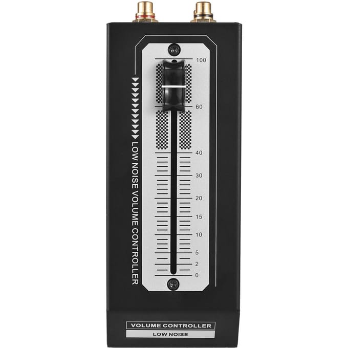 Mini Low Noise Volumeregelaar Volumeaanpassingsapparaat Passieve voorversterker Actief luidsprekervolume zwart