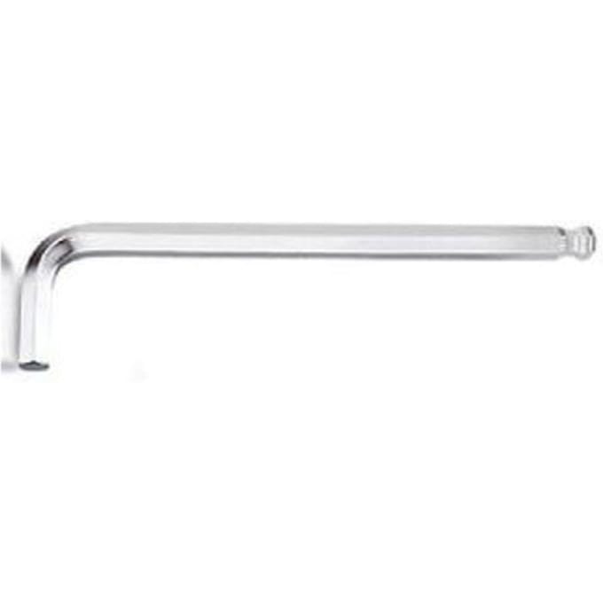 Zeskant stiftsleutel HEX TOPTUL 8 mm extra lang Lengte: 210mm met balkopf