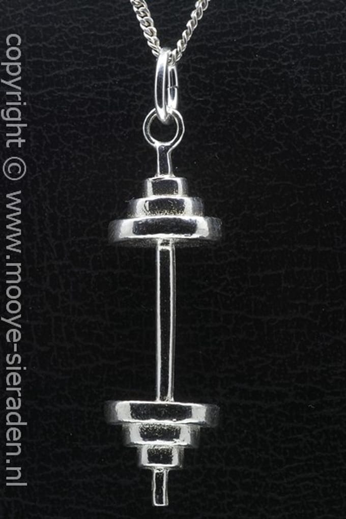 Zilveren Halter XL ketting hanger
