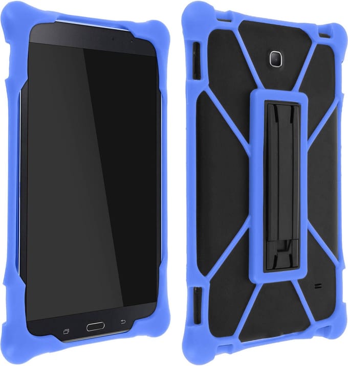 Avizar Hoes Bumper, Universeel met ondersteuning voor 9 Tablet, Blauw