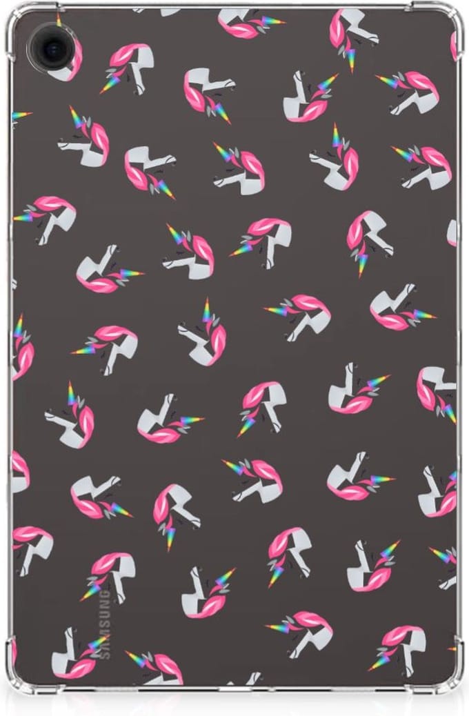 Hippe Hoes voor Samsung Galaxy Tab A9 Plus Unicorns