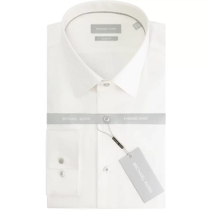 Slim fit overhemd Michael Kors MK Jaquard