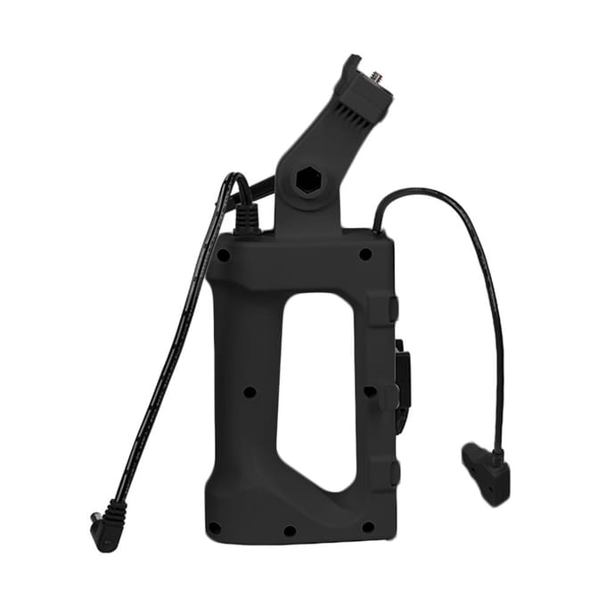 YONGNUO V-Lock Mount batterijhandgreep Voedingsbasis Compatibel met YONGNUO YNLUX200 LED-video wit